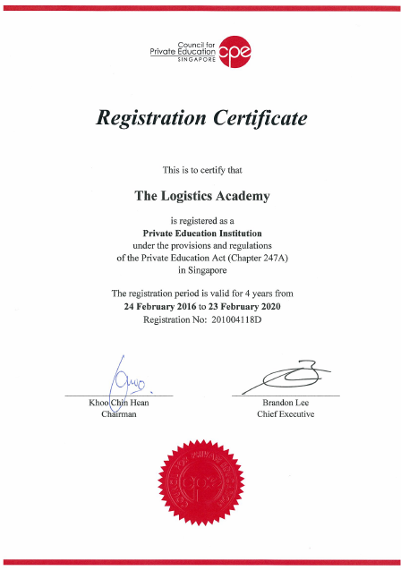 CPE-Registration Certificate