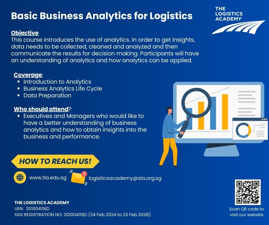 Basic Business Analytics for Logistics