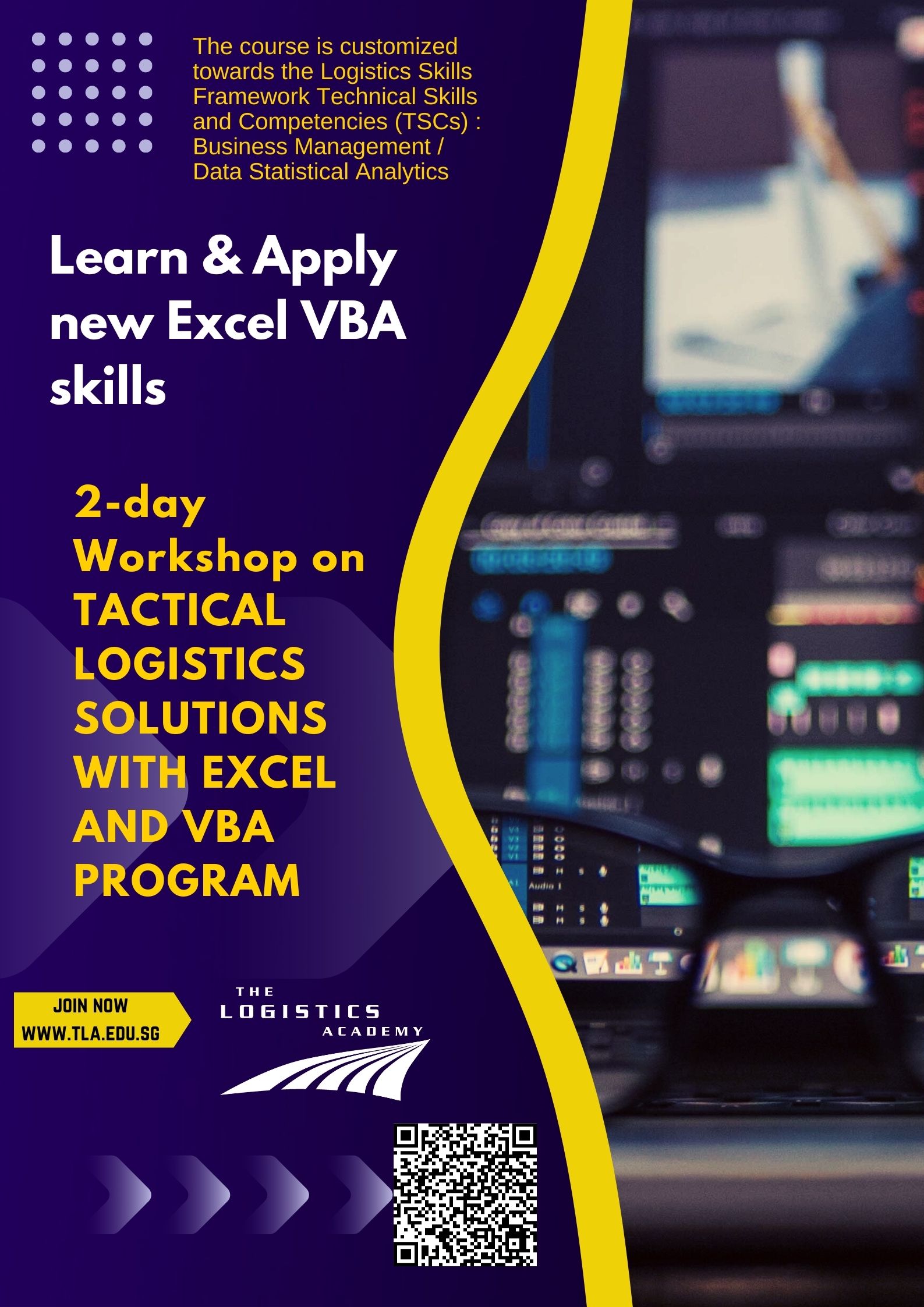 Tactical Logistics Solutions with Excel and VBA program… SFC eligible